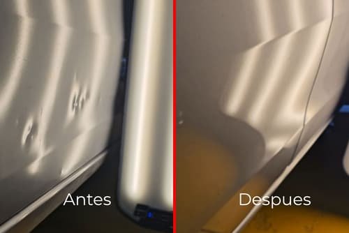 Resultado antes/despues de un coche Varilleros Alicante